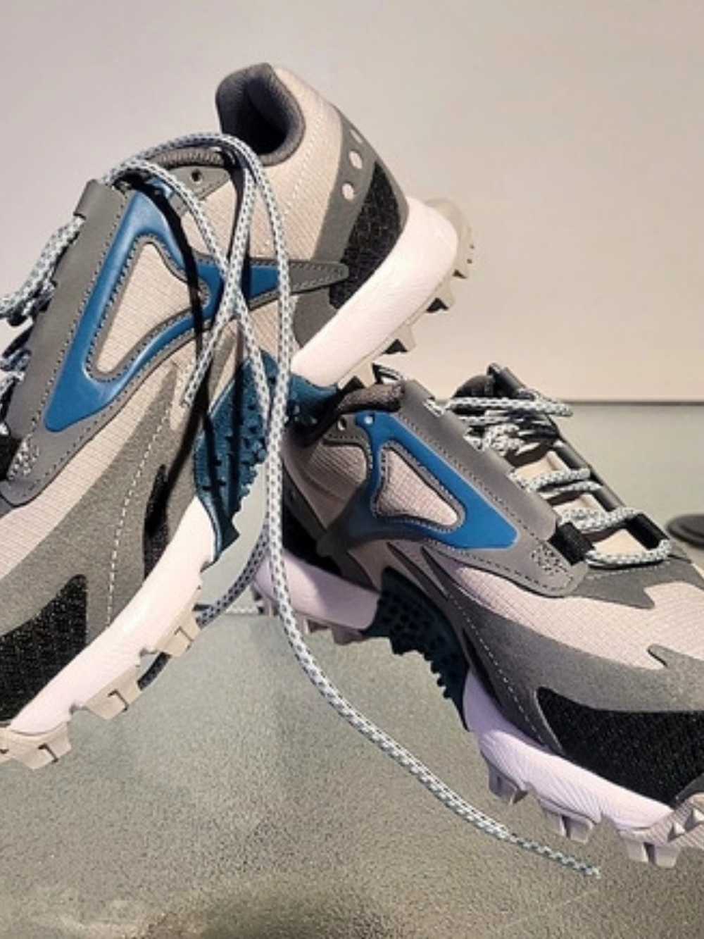 Reebok All Terrain Camo Athletic Shoes in Gray & Blue US 7.5 New No Box